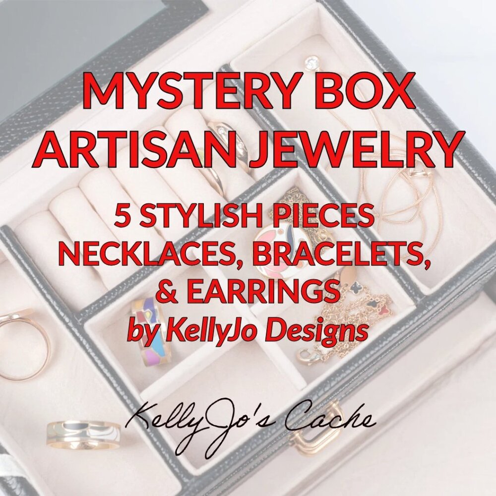 Mystery Box Artisan Jewelry 5 PCS Necklaces Bracelets Earrings RV $100